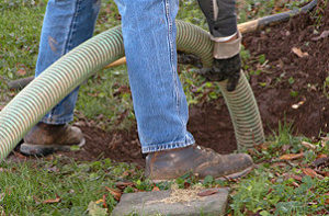 Simpson Septic crew at work in central Texas